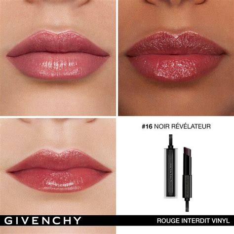 givenchy black.lip balm|givenchy rouge interdit lipstick.